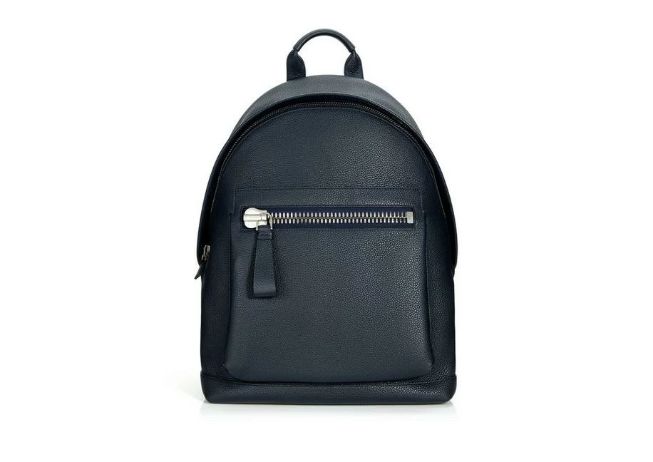 TOM FORD GRAIN LEATHER BUCKLEY BACKPACK - DARK NAVY