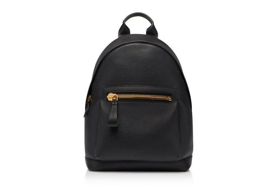TOM FORD GRAIN LEATHER BUCKLEY BACKPACK - BLACK