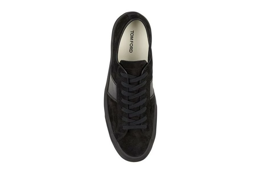 TOM FORD CROSTA SUEDE CAMBRIDGE SNEAKERS - BLACK - Image 2
