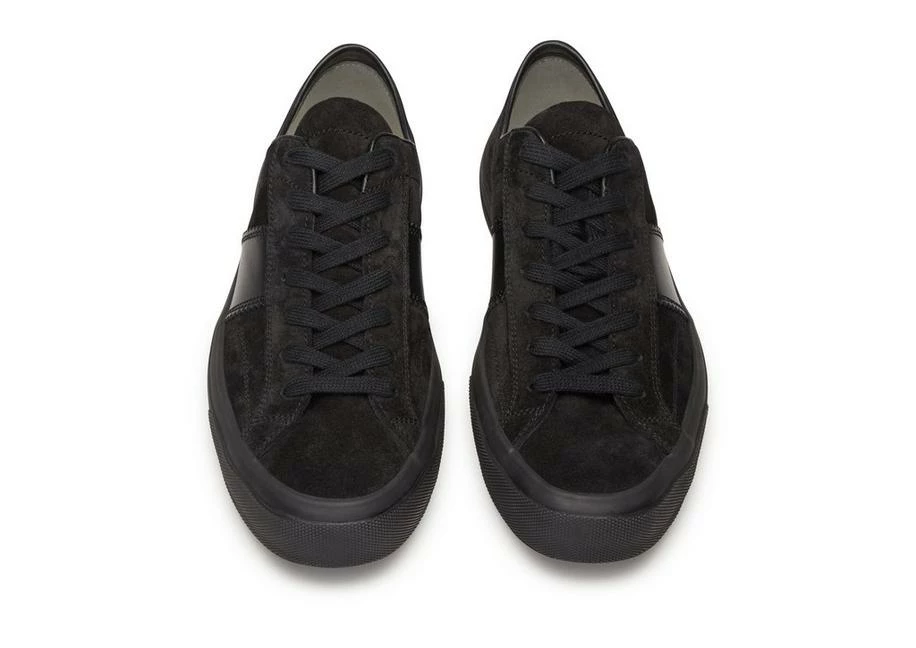 TOM FORD CROSTA SUEDE CAMBRIDGE SNEAKERS - BLACK - Image 3