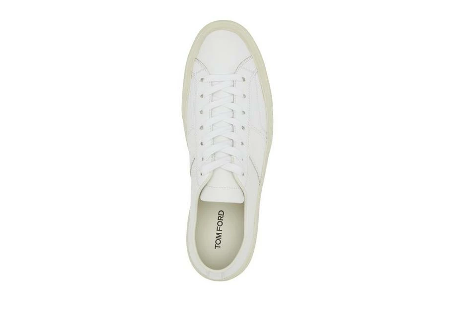 TOM FORD LEATHER CAMBRIDGE SNEAKER - WHITE - Image 2
