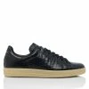 TOM FORD PRINTED ALLIGATOR WARWICK SNEAKER - MIDNIGHT BLUE + MARBLE