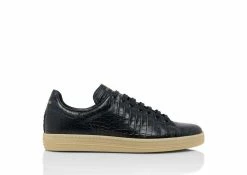 TOM FORD PRINTED ALLIGATOR WARWICK SNEAKER - MIDNIGHT BLUE + MARBLE