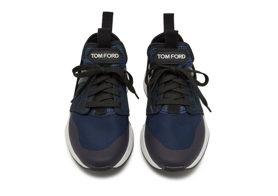 TOM FORD NYLON MESH JAGO SNEAKER - NAVY/BLACK - Image 3