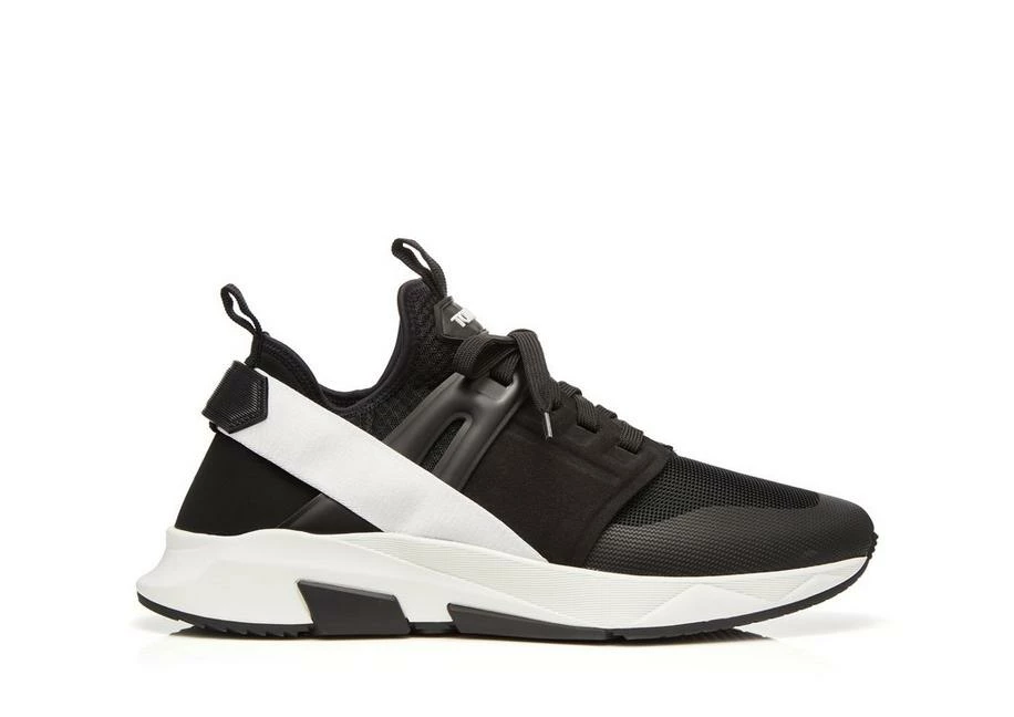 TOM FORD NYLON MESH JAGO SNEAKER - BLACK