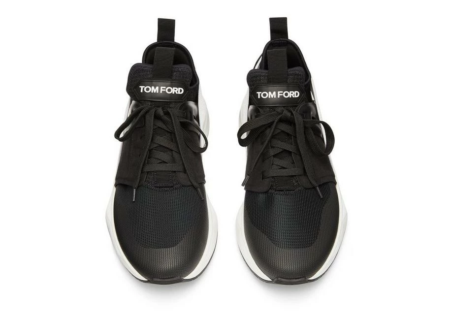 TOM FORD NYLON MESH JAGO SNEAKER - BLACK - Image 3
