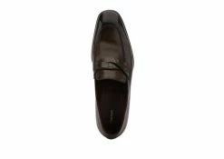 TOM FORD ELKAN TWISTED BAND LOAFERS - MILITARY