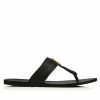 TOM FORD SMOOTH LEATHER BRIGHTON SANDAL - BLACK