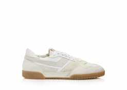 TOM FORD LEATHER + NYLON JACKSON SNEAKER - OFF WHITE