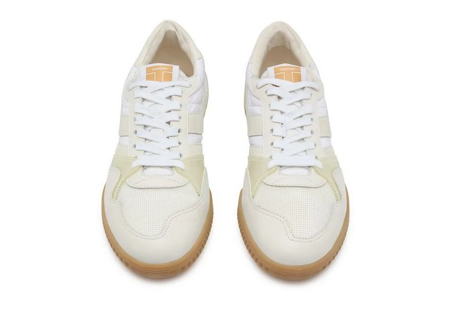 TOM FORD LEATHER + NYLON JACKSON SNEAKER - OFF WHITE - Image 3