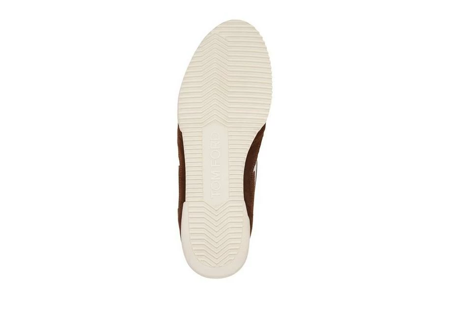 TOM FORD SUEDE JACKSON SNEAKER - HAZEL - Image 4