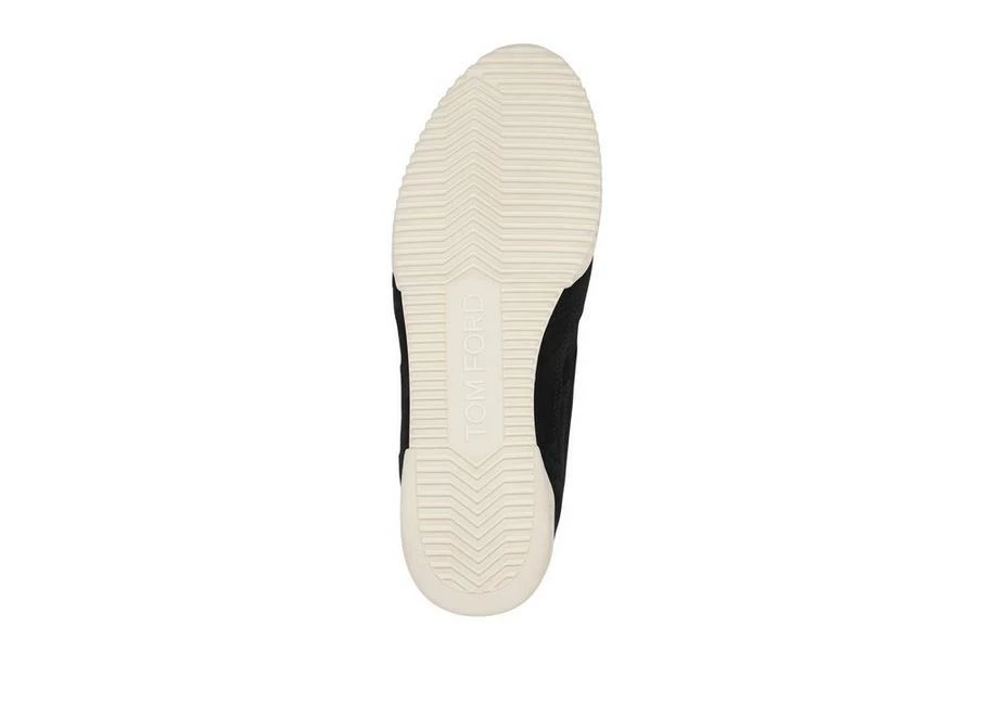 TOM FORD SUEDE JACKSON SNEAKER - BLACK - Image 4