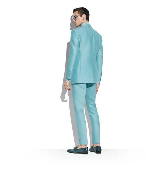 TOM FORD PRINTED ALLIGATOR SEAN TASSEL LOAFER - TEAL - Image 7