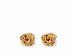 TOM FORD KNOT CUFFLINKS - GOLD
