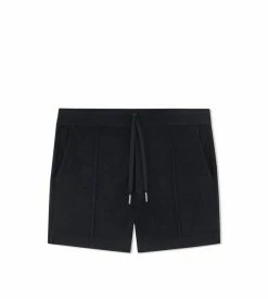 TOM FORD TOWELLING SHORTS - BLACK