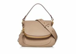 TOM FORD MEDIUM DOUBLE STRAP JENNIFER - SILK TAUPE
