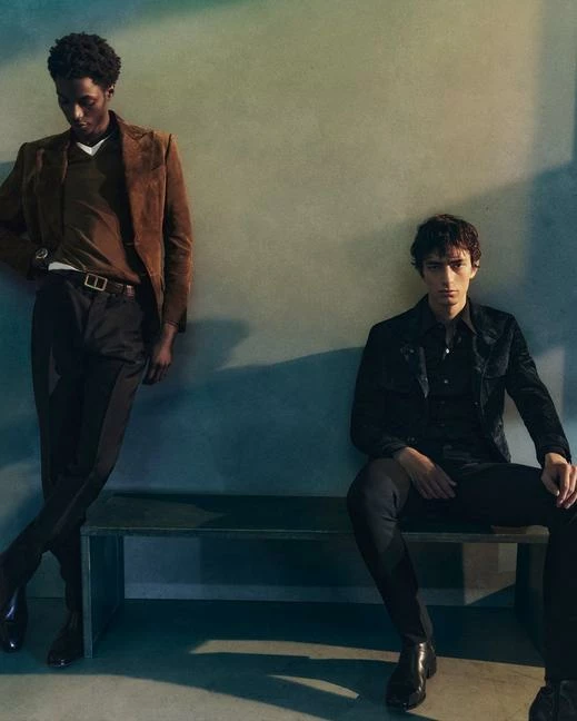 TOM FORD SOFT SUEDE SARTORIAL BLAZER - CIGAR - Image 5