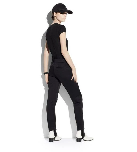 TOM FORD FINE CASHMERE SILK FITTED T-SHIRT - BLACK - Image 3