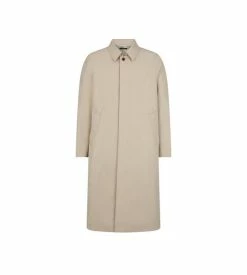 TOM FORD COTTON SILK SARTORIAL MAC - STONE