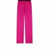 TOM FORD STRETCH SILK SATIN PJ PANTS - HOT PINK