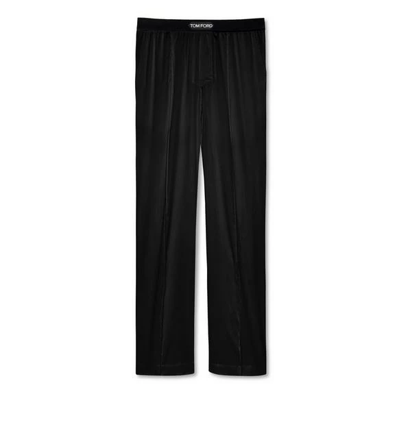 TOM FORD SILK PAJAMA PANTS - BLACK