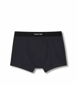 TOM FORD COTTON BOXER BRIEFS - EBONY