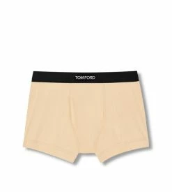 TOM FORD COTTON BOXER BRIEFS - VANILLA