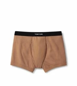 TOM FORD COTTON BOXER BRIEFS - NUDE 3