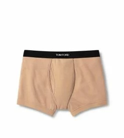TOM FORD COTTON BOXER BRIEFS - NUDE 1