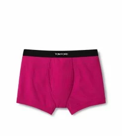 TOM FORD COTTON BOXER BRIEFS - FUCHSIA
