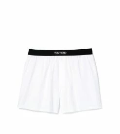 TOM FORD COTTON BOXERS - WHITE
