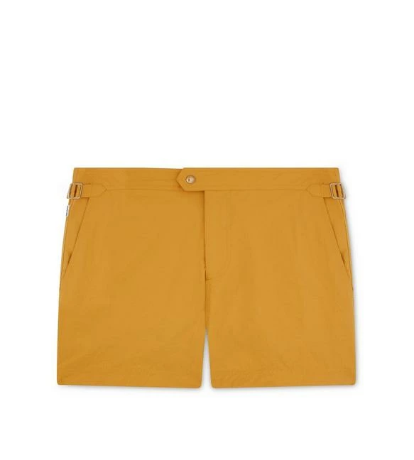 TOM FORD NYLON SWIM SHORTS - GOLD