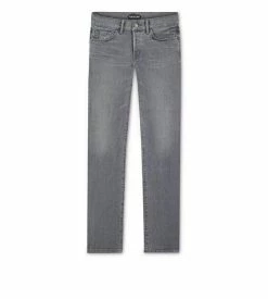 TOM FORD STRAIGHT JAPANESE SELVEDGE JEANS - GREY
