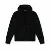 TOM FORD CASHMERE BLEND HOODIE - BLACK