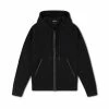TOM FORD DOUBLE FACE CASHMERE HOODIE - BLACK