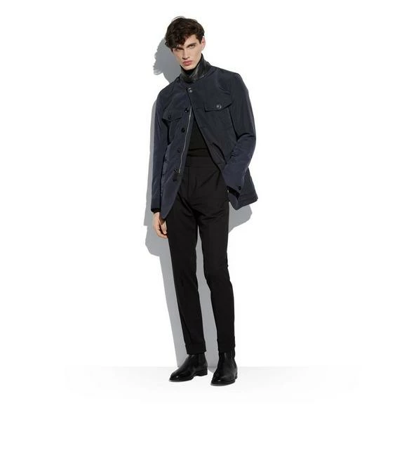 TOM FORD TECHNO LIGHT-FILL MILITARY JACKET - NAVY - Image 2