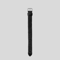 TOM FORD BRAIDED LEATHER STRAP - NOIR