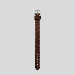 TOM FORD STITCHED LEATHER STRAP - CHESTNUT