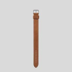 TOM FORD STITCHED LEATHER STRAP - COGNAC