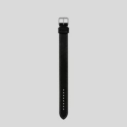 TOM FORD STITCHED LEATHER STRAP - EBONY