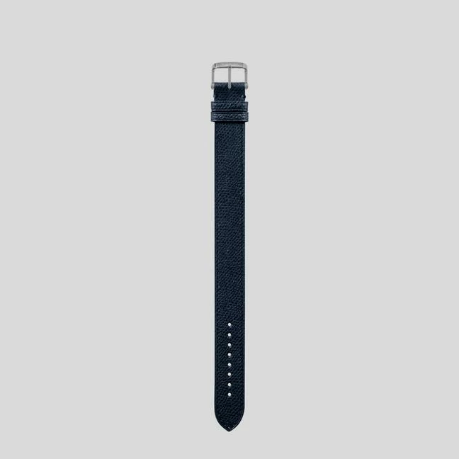 TOM FORD PEBBLE GRAIN LEATHER STRAP - INDIGO
