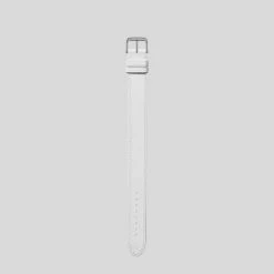 TOM FORD PEBBLE GRAIN LEATHER STRAP - WHITE