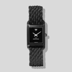 TOM FORD 004 OCEAN PLASTIC WATCH - BLACK