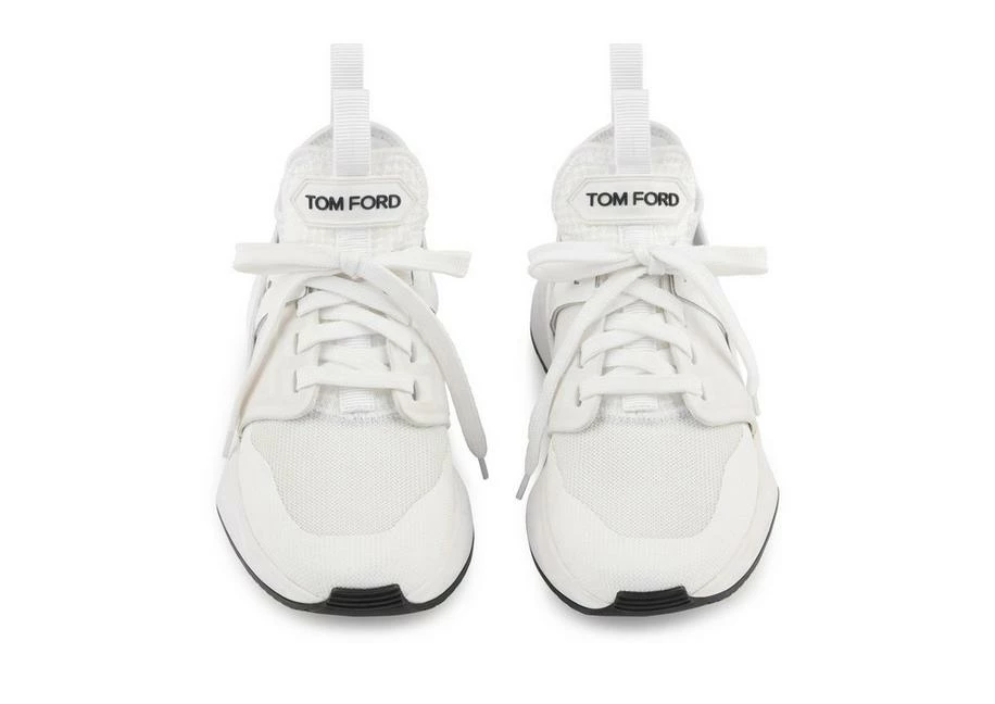 TOM FORD NYLON MESH JAGO LOW TOP - WHITE - Image 2